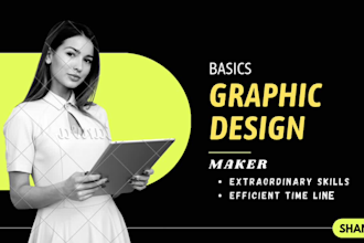 make presentations slides,logo design and modify them