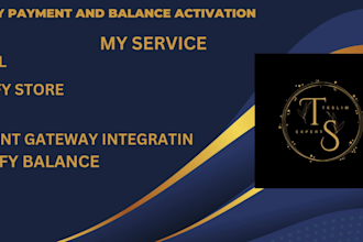 activate shopify payment in your store with shopify balance