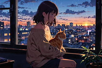 create lofi loop video for your youtube