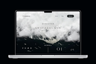 do website ui design landing page design in figma