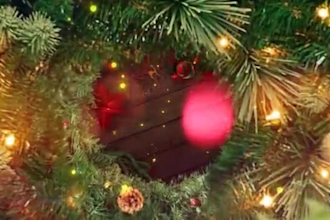 make happy new year, christmas or any occasional logo and video