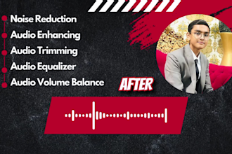 remove noise, edit, fix, and enhance your audio file