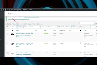 wordpress data entry and woocommerce product listing