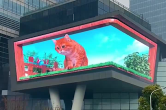 create anamorphic animation cgi animation billboard animation
