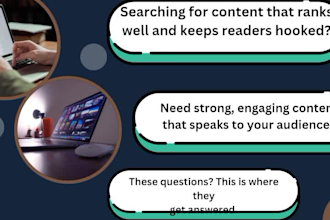 write  creative and unique plagiarism free content