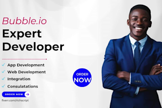 build bubble io bubble app bubble saas bubble mvp bubble website no code develop