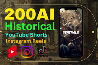 create epic ai history shorts for your youtube channels