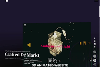 3d animated webflow website design 3d webflow website 3d spline model nextjs 3js