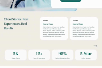 build medical therapy website mental health wellness counselling website design