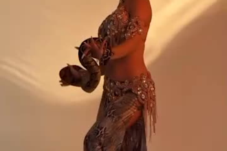 create a belly dance for your music on tik tok or reels