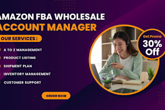 be your amazon fba seller central manager va