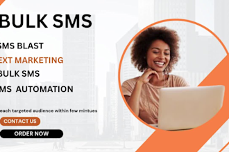 send SMS blasts and bulk text messages to help you reach your audience instantly