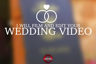film and edit your wedding video