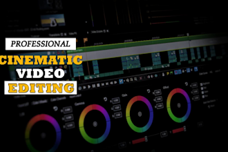 do cinematic video editing