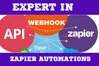 setup zapier apps API integration automation webhooks apis custom codes