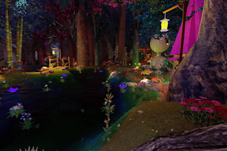 create 3d fantasy video animation 3d illustration for you
