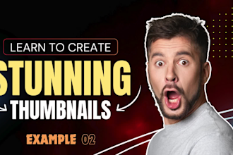 create youtube thumbnail with amazing quality