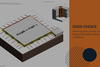 do concrete formwork drawings for all structure