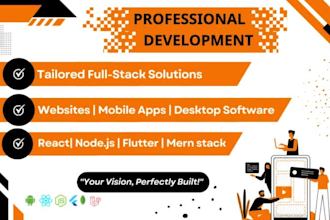 expertly develop web and mobile apps with custom solutions