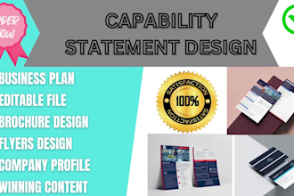 create a capability statement that wins government contracts