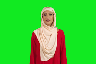 make an arabic human avatar promotional video in 24 hours
