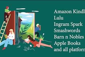 do book formatting and layout design for paperback and ebook