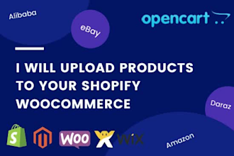 upload bulk product listing of amazon ebay shopify walmart