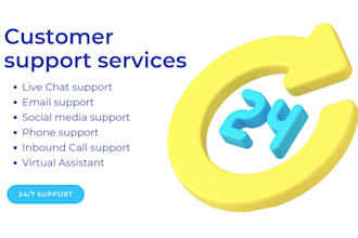 provide efficient live chat support, email support, customer support