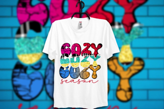 trendy sublimation t shirt design christmas, svg, png bundle