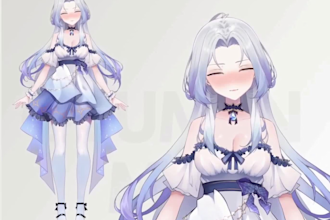design and rig live2d vtuber model, 3d vtuber model, live2d rig ready to stream