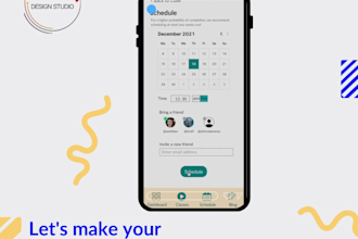 design your product, UX wireframes and prototype