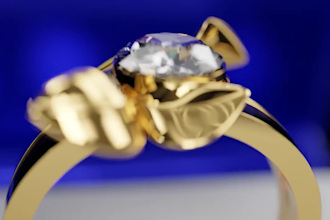 3d cgi animation 3d jewelry animation 3d cad jewelry design cgi jewelry model
