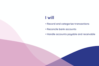 handle bookkeeping in quickbooks online complete set up and reconciliation