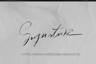do custom logo animation and signature animation