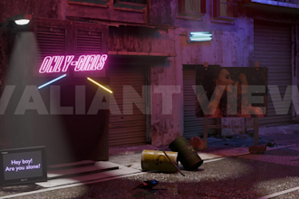 do overlay 3d stream apocalypsis cyberpunk custom animation