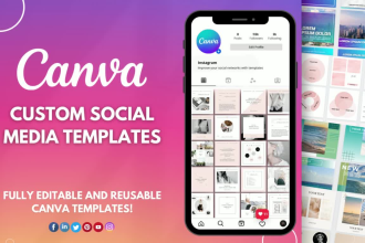 design a canva templates for your social media posts