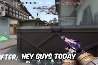 edit a professional gaming video for you