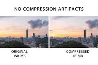 compress your video, pdf or powerpoint presentation