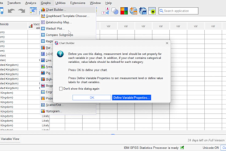do statistical data analysis with spss, or excel
