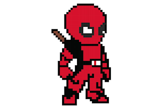 create pixel art character sprite, portrait or game object