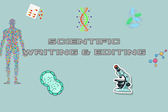 edit, proofread and write biology manuscripts