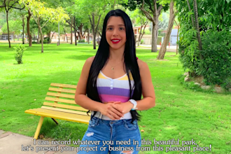 be your spokesperson for outdoor videos