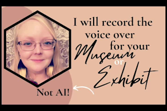 record the voice over for your museum or exhibit guided tour