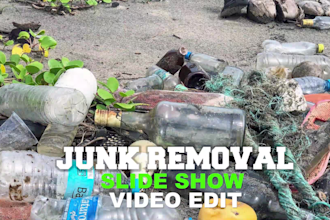 do junk removal and pressure washing video edit