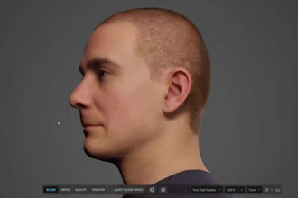 make realistic character design 3d metahuman 3d humanoid, model and body rigging