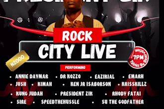 design professional event fliers and album covers for you