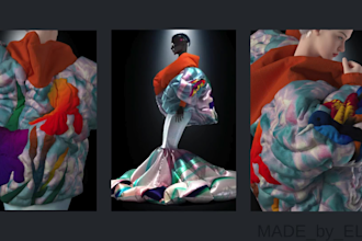 create 3d clothing for avatars in marvelous design