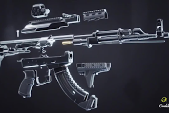 do 3d weapon design 3d firearms model game optimized hard surface weapon model