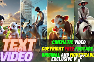 make ai trending videos for youtube using image and text conversion