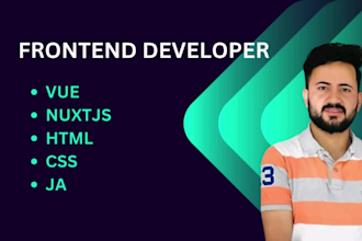 build responsive frontend using vue nuxt js tailwind